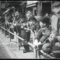 Circus Comes to Town - Elephants walking Down Street Newsreel