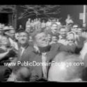 U.S. President JFK Waving from Car