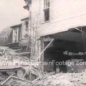 Tank Demolishes House Newsreel
