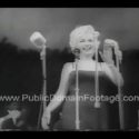 Marilyn Monroe Entertains Troops